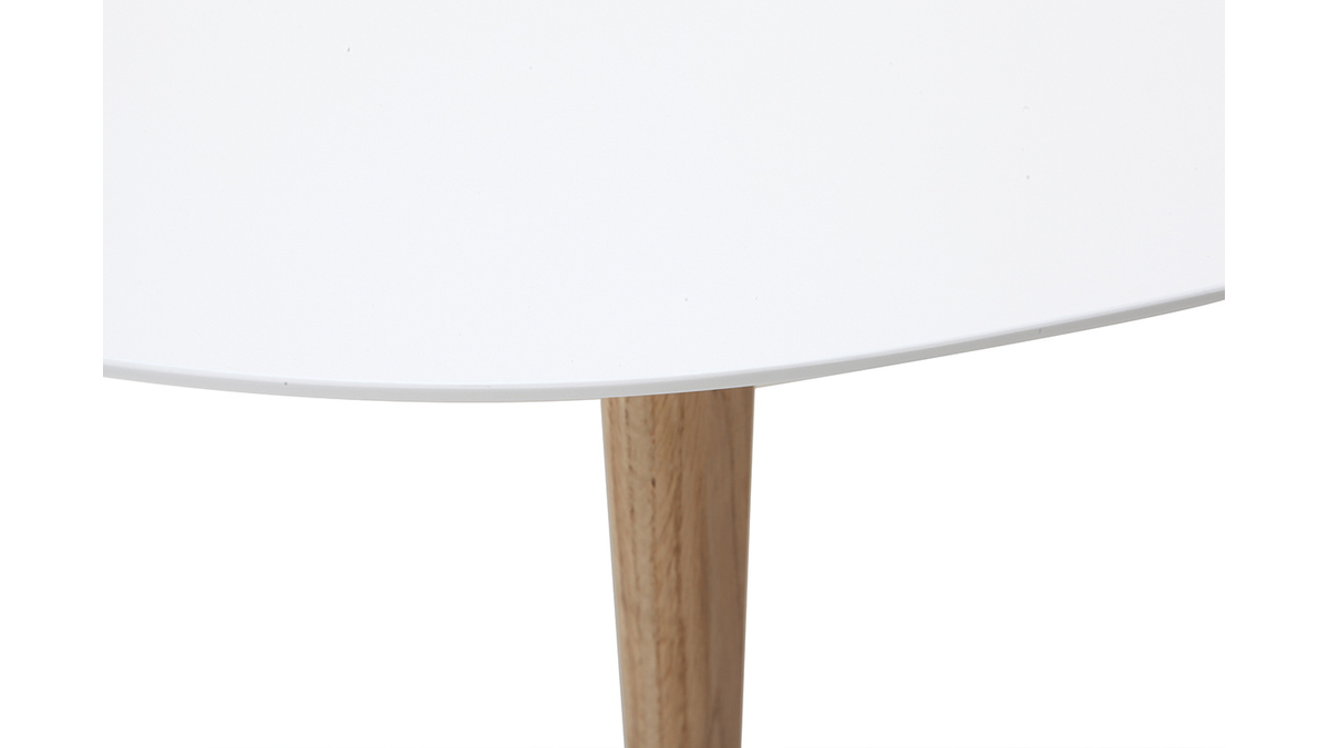 Mesa de centro diseo blanco L120 cm EKKA