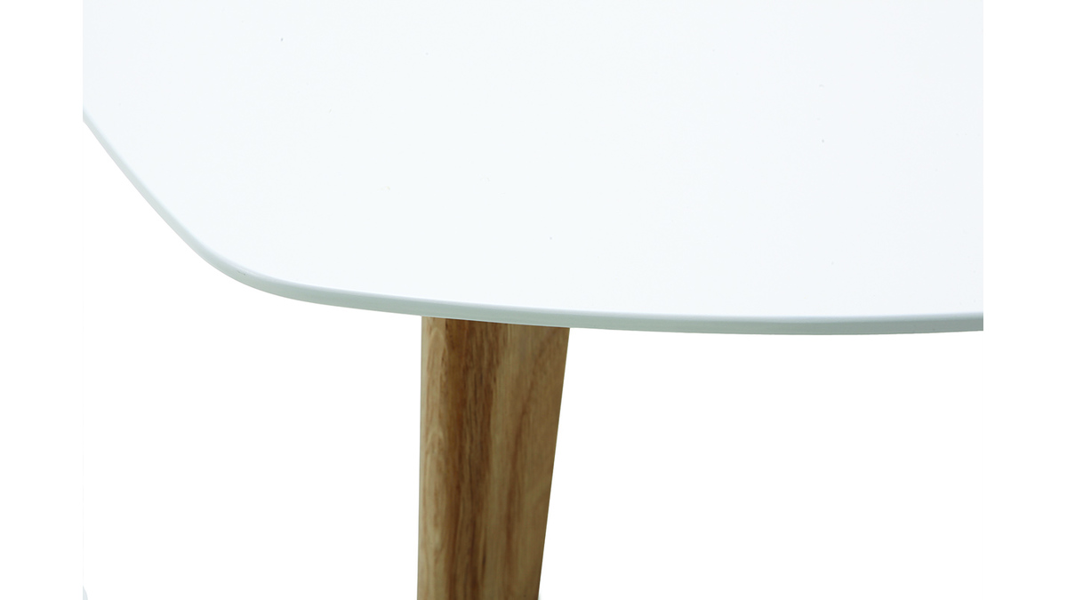 Mesa de centro diseo blanco L80 cm EKKA