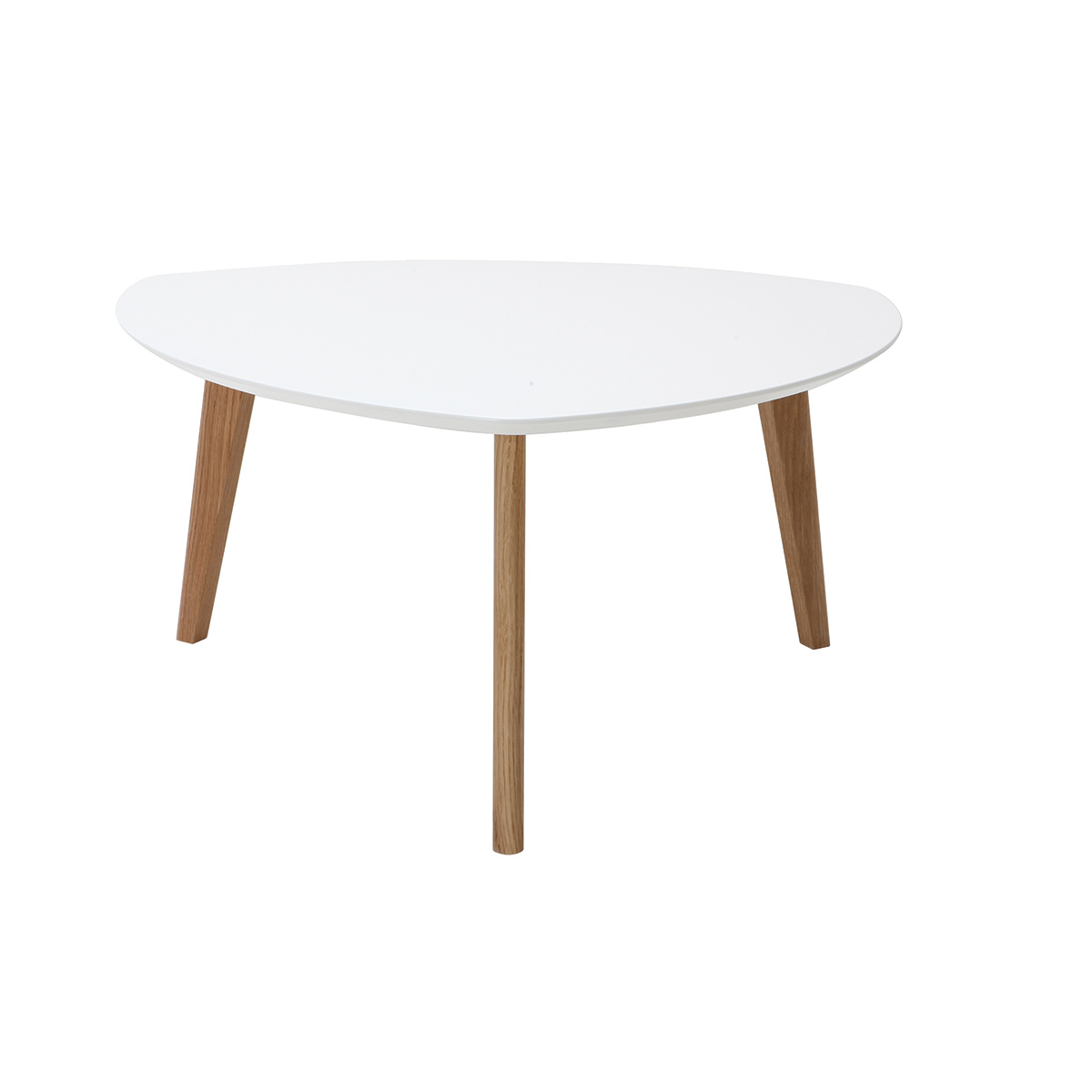 Mesa de centro diseño blanco L80 cm EKKA