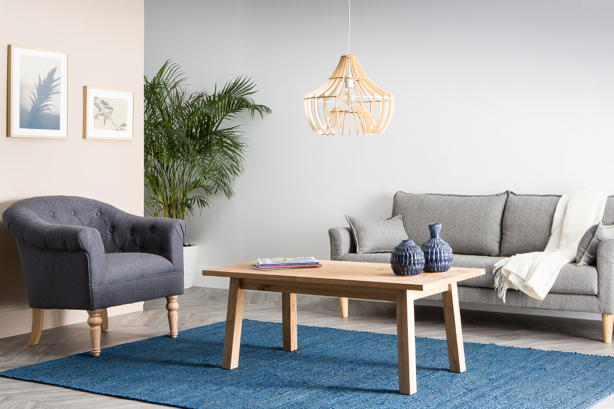 Mesa de centro dise�o madera HONORE