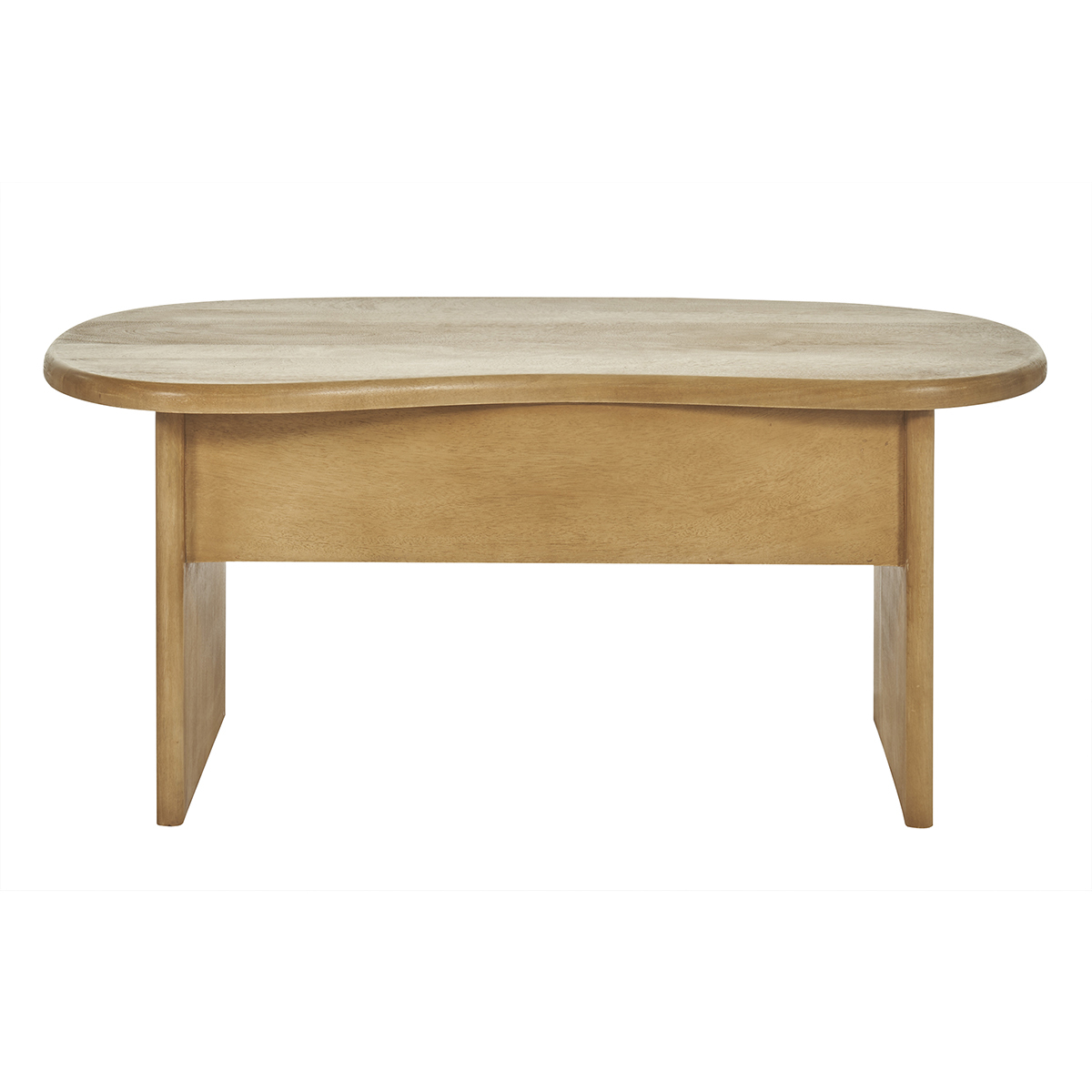 Mesa de centro elevable con almacenaje de madera maciza de mango 95 cm KOKOA