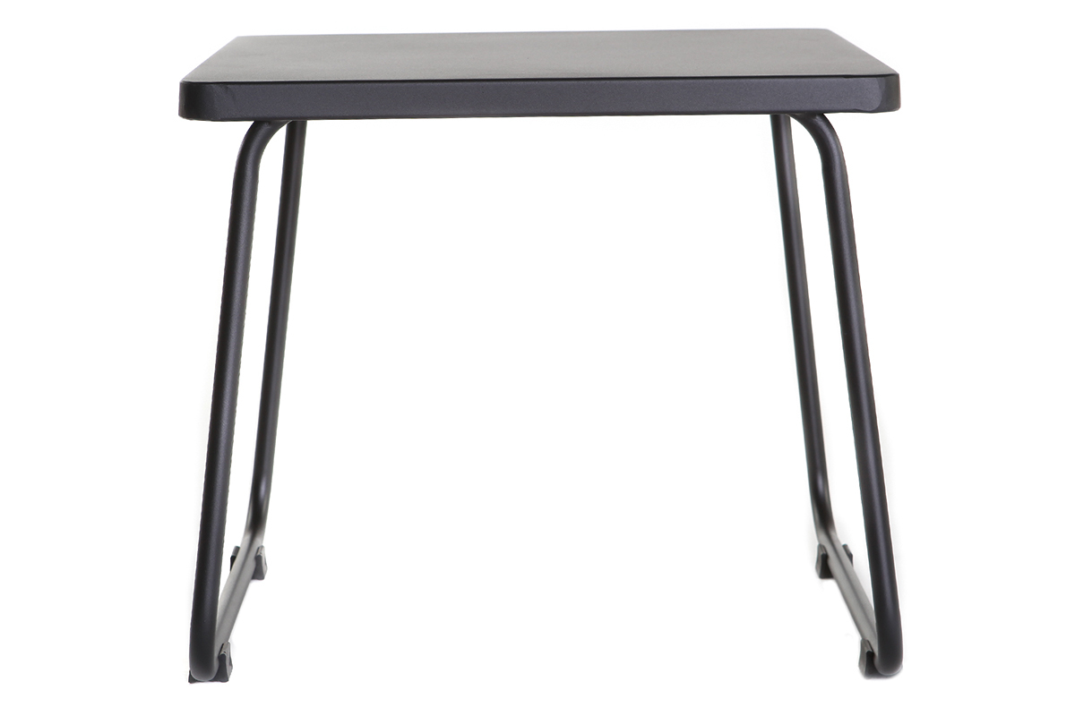 Mesa de centro en metal negro MONACO