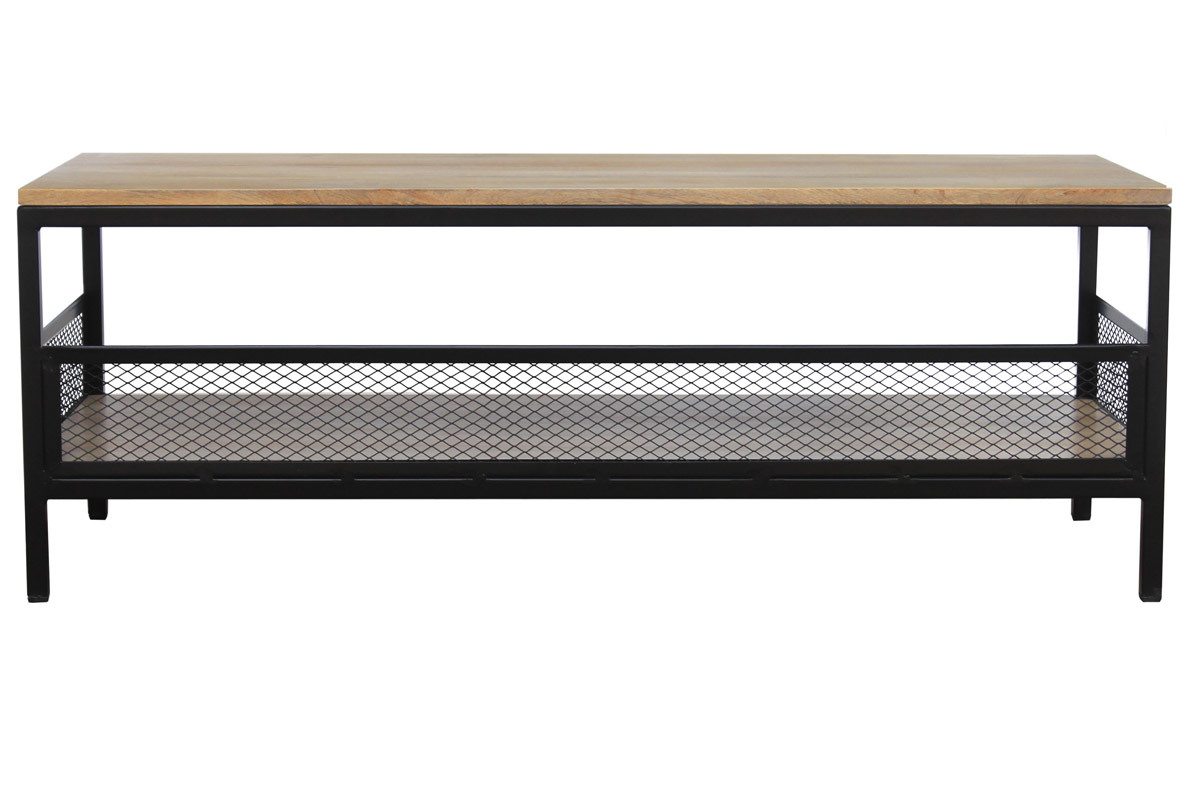 Mesa de centro industrial mango y metal RACK