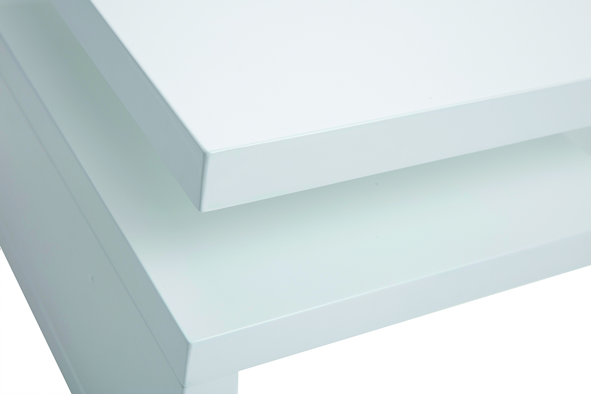 Mesa de centro lacada blanco L100 cm HALTON