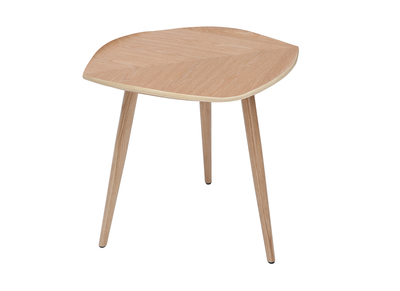 Mesa de centro madera en forma de hoja L60 cm PHYLL