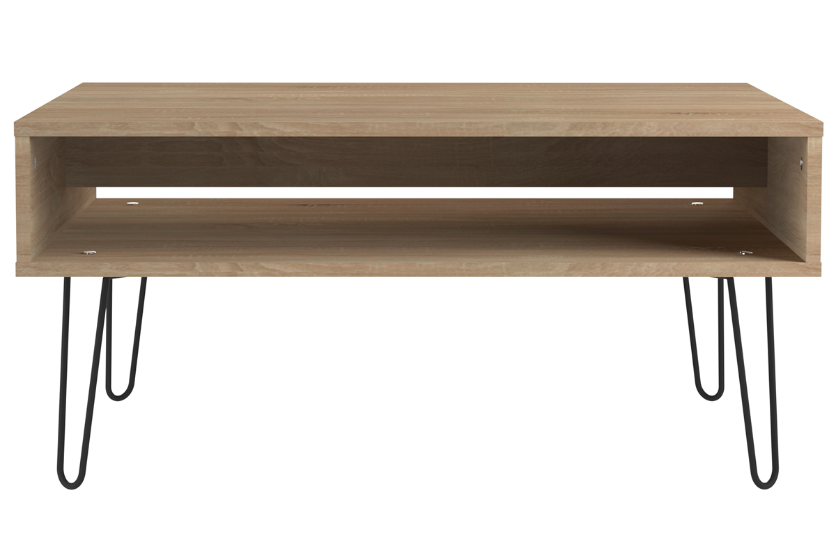 Mesa de centro madera y metal LUMY