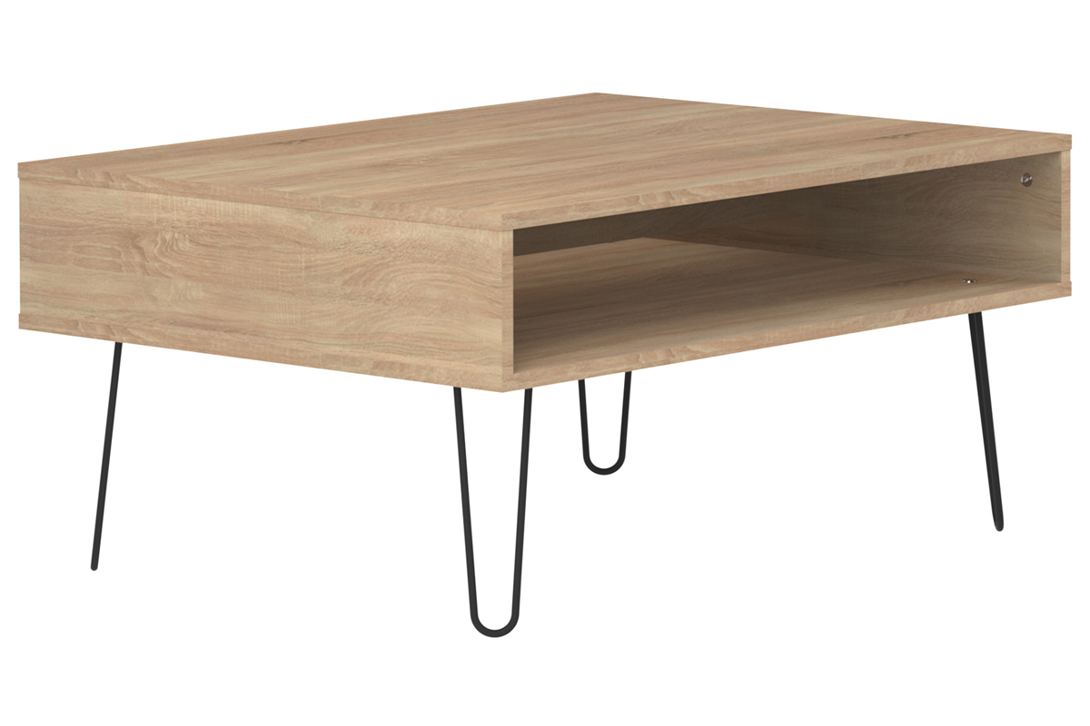 Mesa de centro madera y metal LUMY