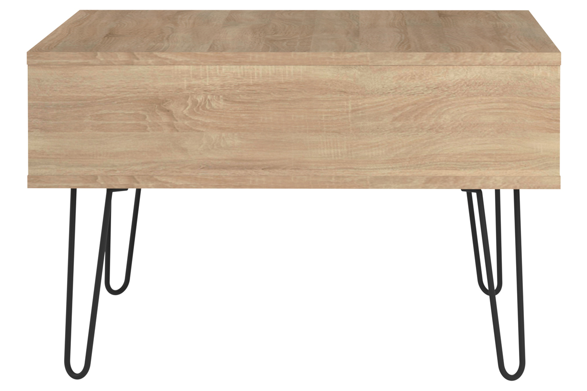 Mesa de centro madera y metal LUMY