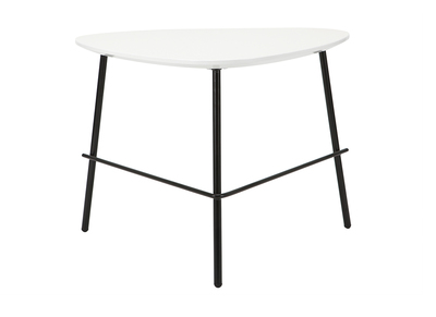 Mesa de centro moderna metal blanco 60cm BLOOM