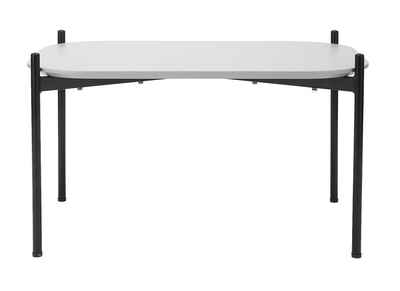 Mesa de centro moderna metal gris 50x75cm SEGA