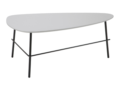 Mesa de centro moderna metal gris 93 cm BLOOM