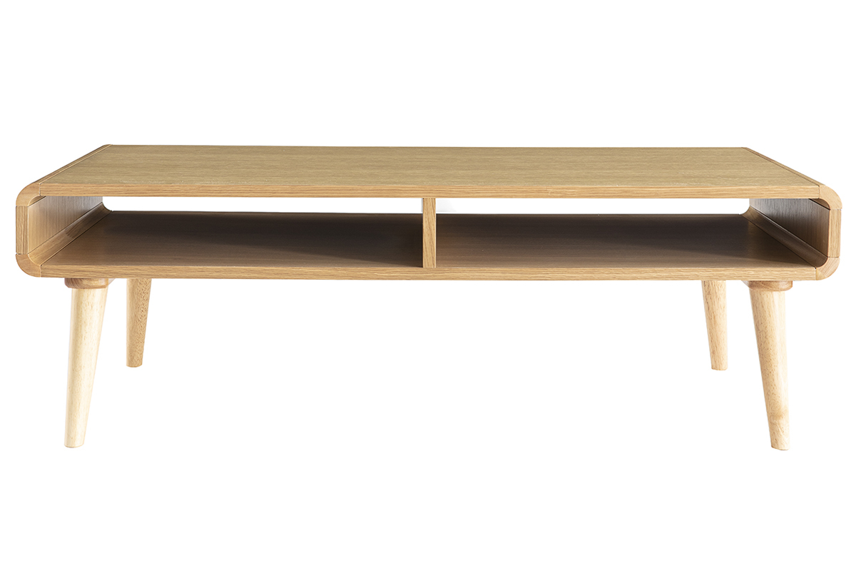 Mesa de centro nrdica roble claro L120 cm COPENHAGUE