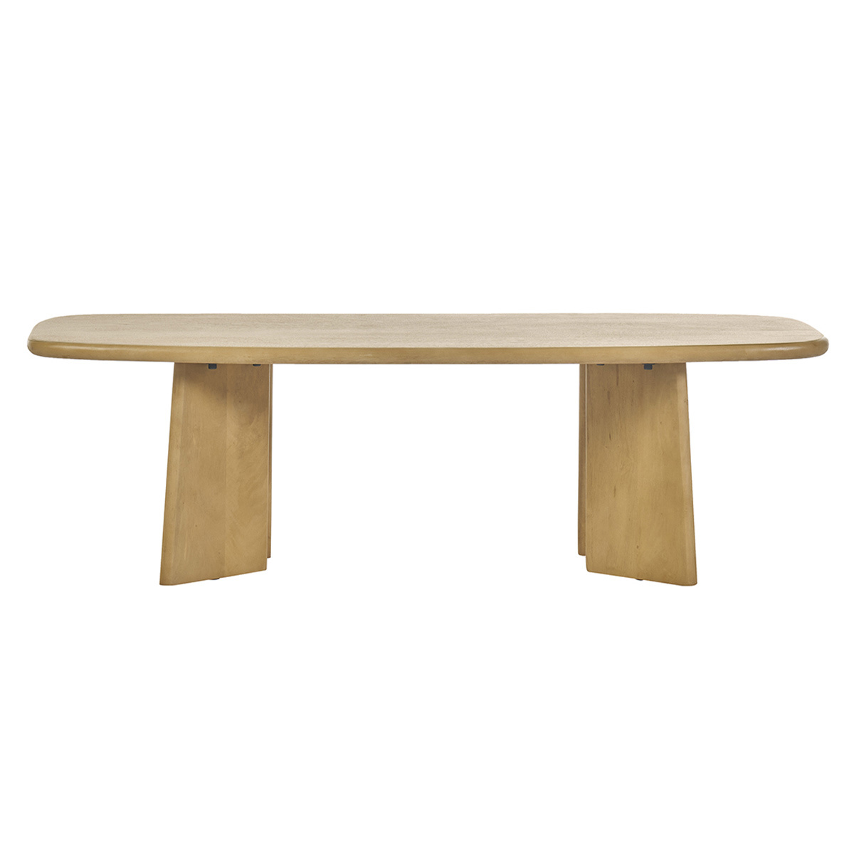 Mesa de centro rectangular de madera de mango macizo L120 cm SOTA
