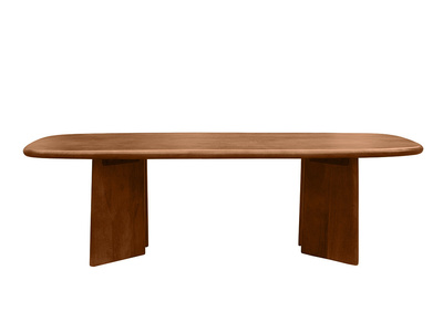Mesa de Centro Rectangular en Madera de Mango Maciza Tintada L120 cm SOTA
