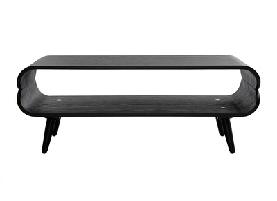 Mesa de centro rectangular escandinava de madera negra L118 cm TAKLA