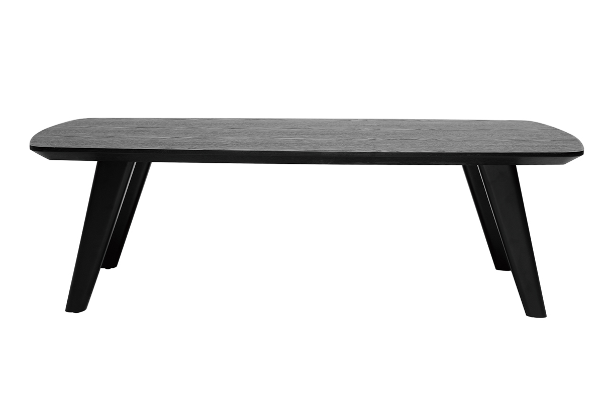Mesa de centro vintage negra 120cm FIFTIES