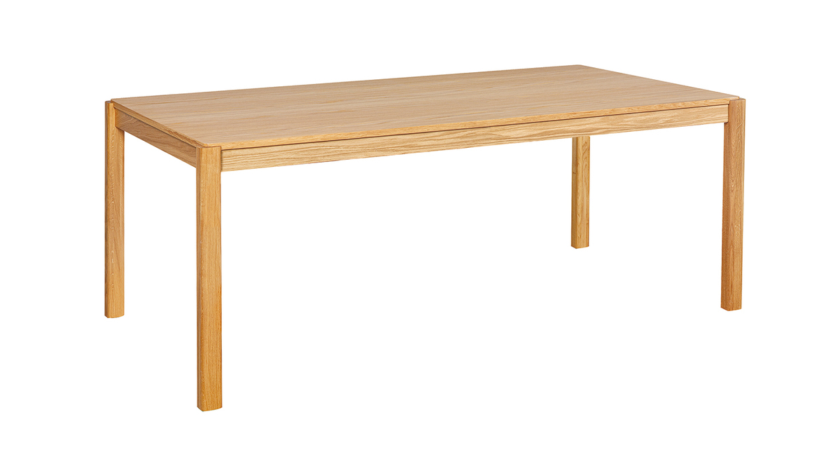 Mesa de comedor acabado roble L200 cm AGALI