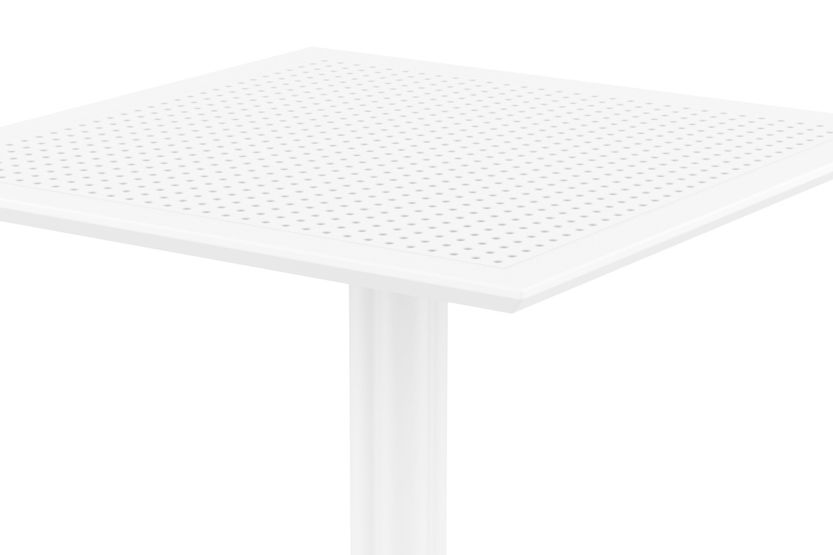 Mesa de comedor cuadrada moderna blanca interior / exterior OSKOL