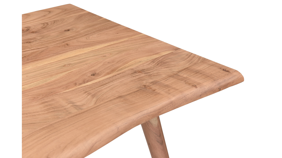 Mesa de comedor de madera de acacia maciza 175cm SAVANA