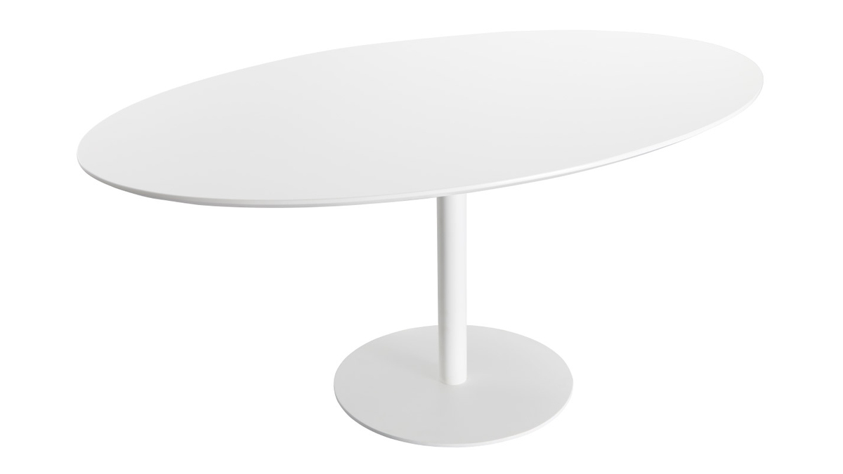 Mesa de comedor diseño blanco L169 HALIA