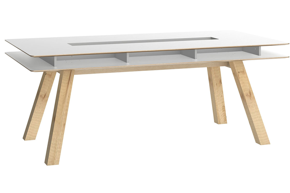 Mesa de comedor diseo con almacenaje 200cm WITTY