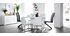 Mesa de comedor diseño extensible blanca L160-200 CLEONES