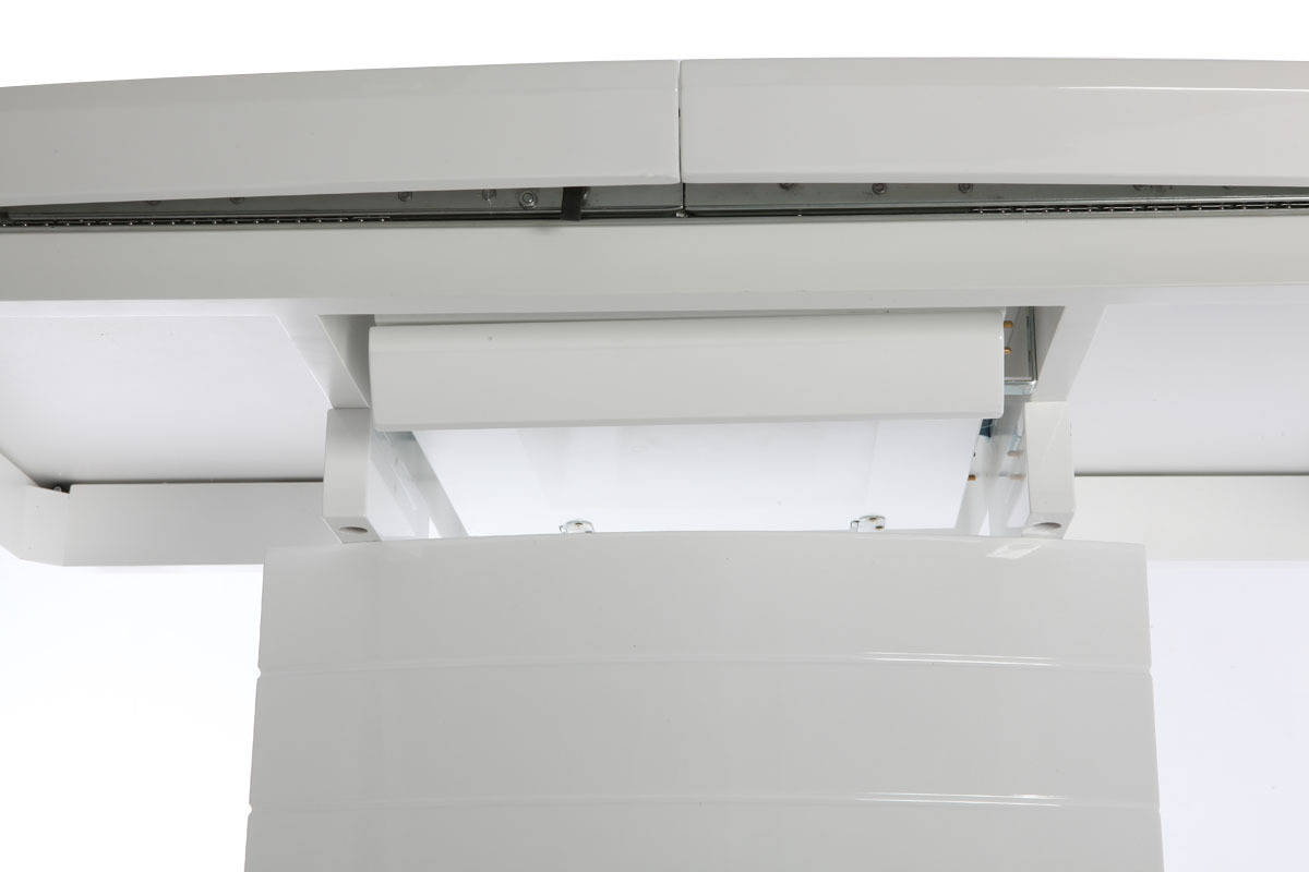 Mesa de comedor diseo extensible blanco brillante L160-200 ERESOS
