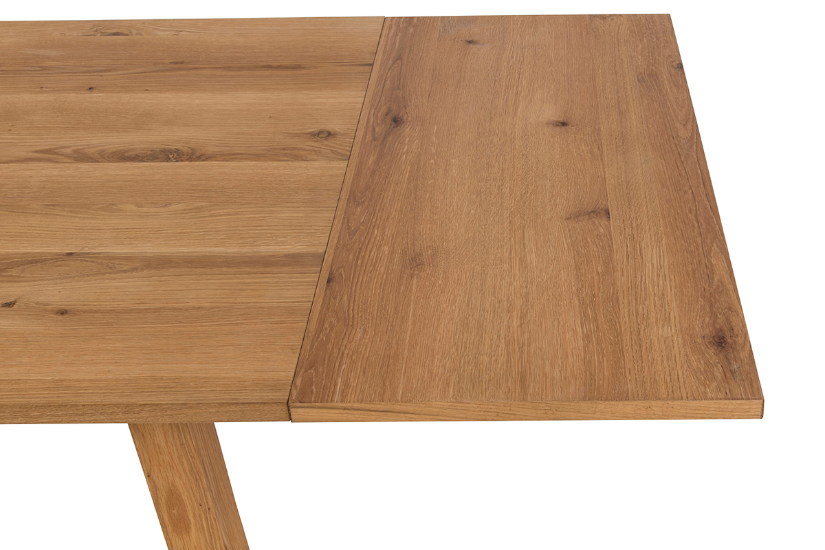 Mesa de comedor diseo extensible madera L160-205 HONORE