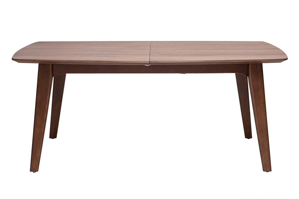 Mesa de comedor diseo extensible nogal L180-230 FIFTIES