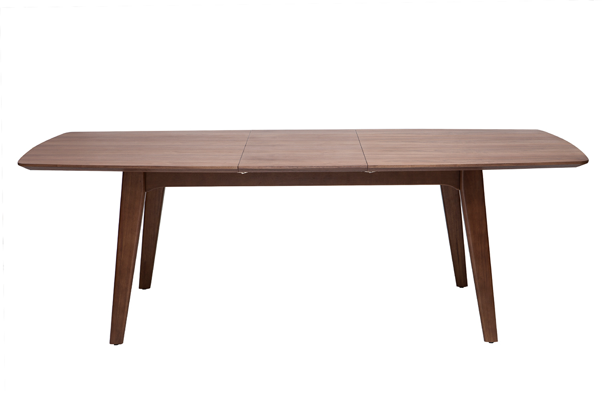 Mesa de comedor diseo extensible nogal L180-230 FIFTIES