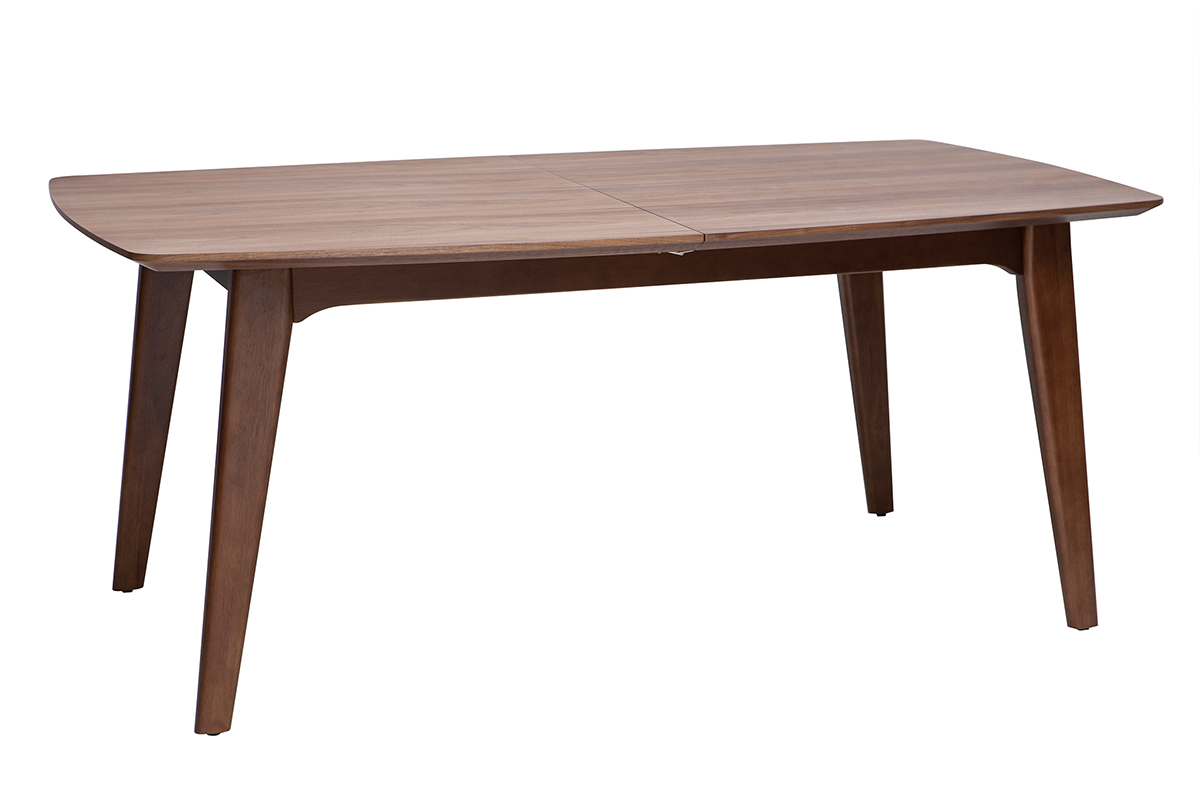 Mesa de comedor diseo extensible nogal L180-230 FIFTIES