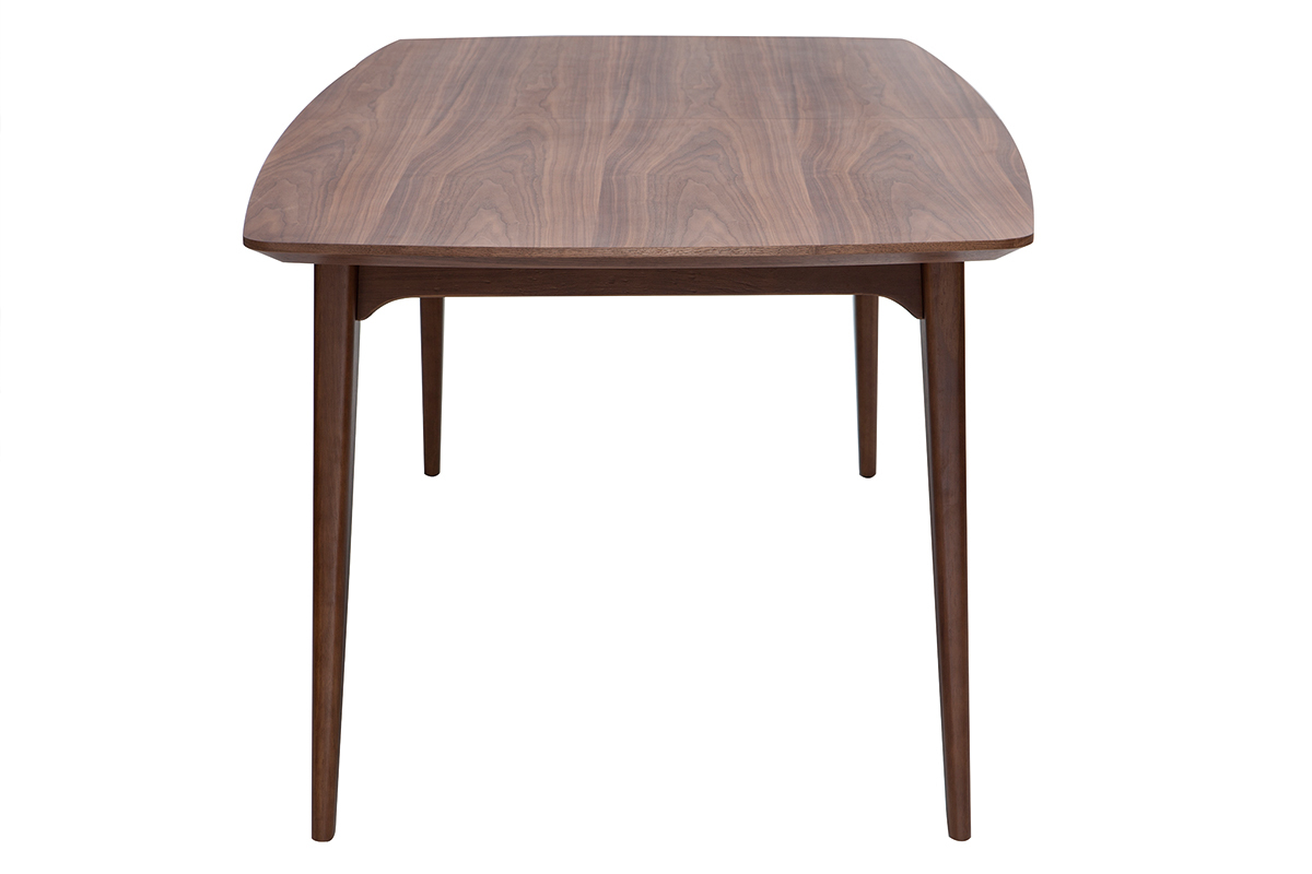 Mesa de comedor diseo extensible nogal L180-230 FIFTIES