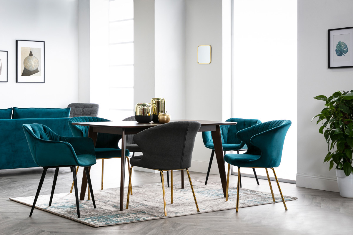 Mesa de comedor diseno L150 LEENA