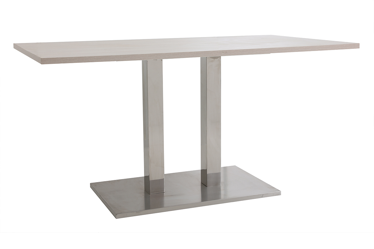 Mesa de comedor dise�o madera clara L150 FILIA