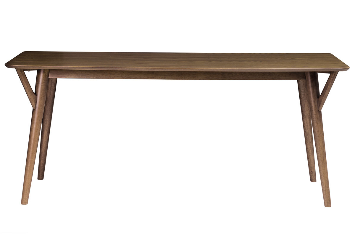 Mesa de comedor dise�o vintage nogal WALFORD