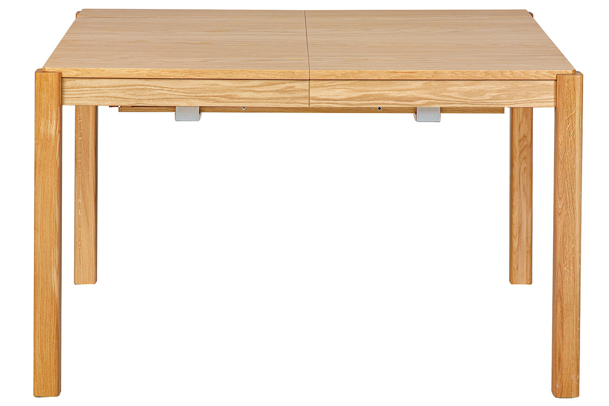 Mesa de comedor extensible acabado roble L125-238 cm AGALI
