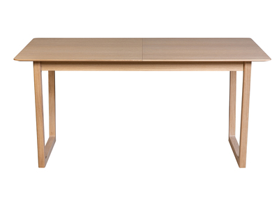 Mesa de comedor extensible chapado roble L160-240 cm LAHO