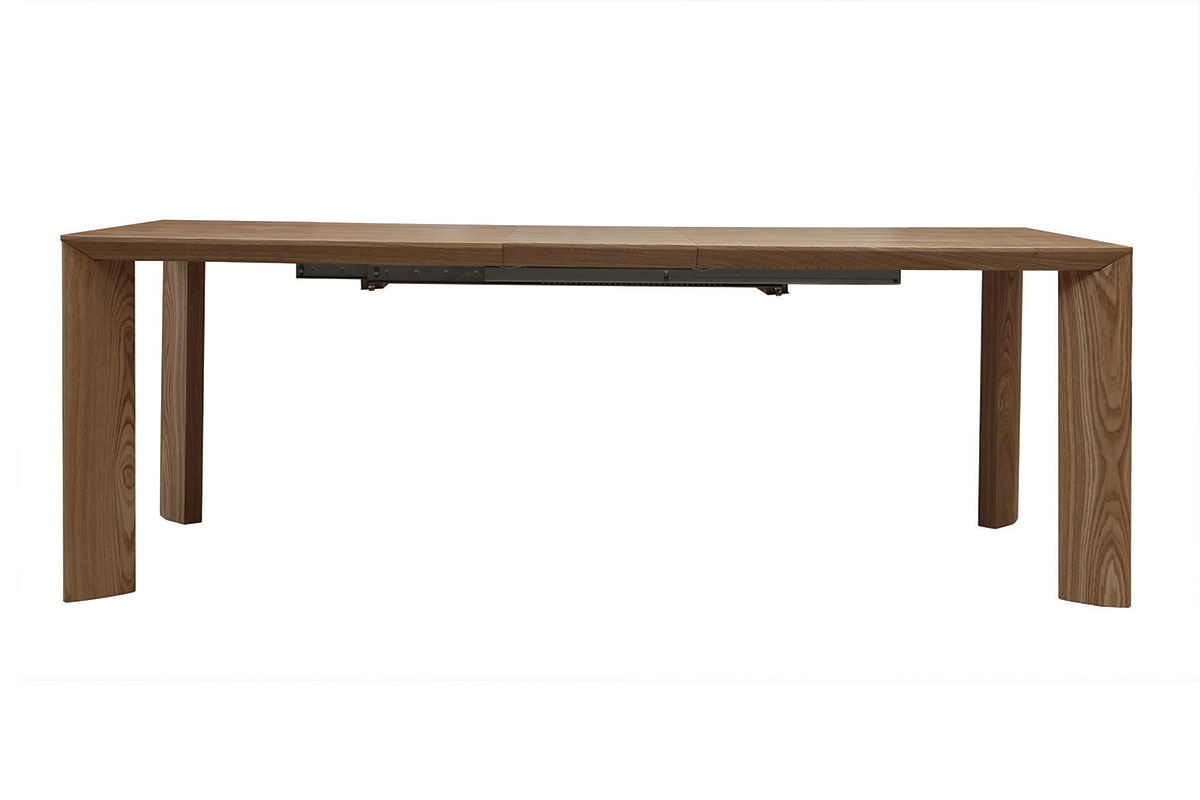 Mesa de comedor extensible dise�o fresno L180-220 LOUNA