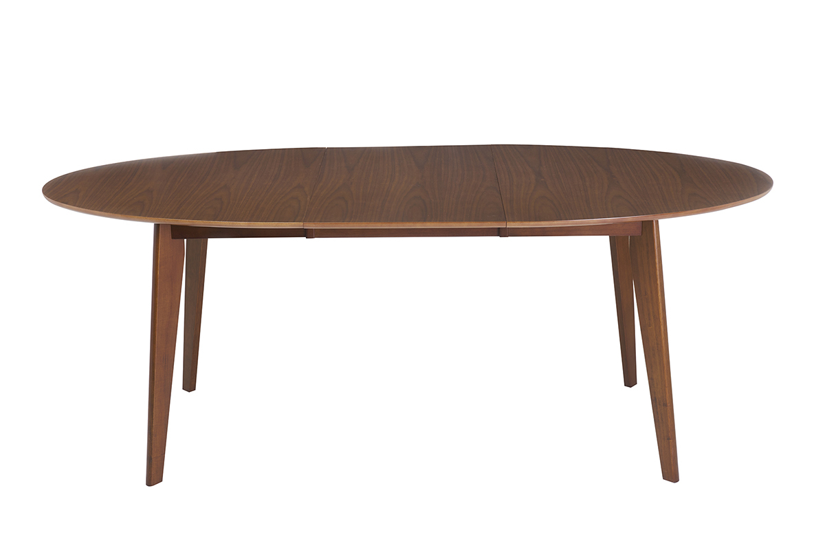 Mesa de comedor extensible diseo nogal L150-200 MARIK