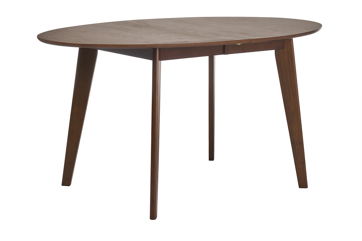 Mesa de comedor extensible diseo nogal L150-200 MARIK
