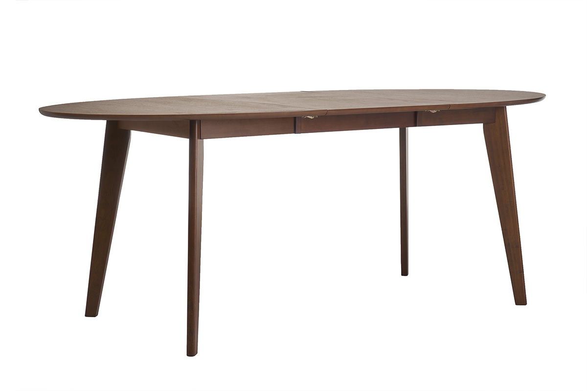Mesa de comedor extensible diseo nogal L150-200 MARIK