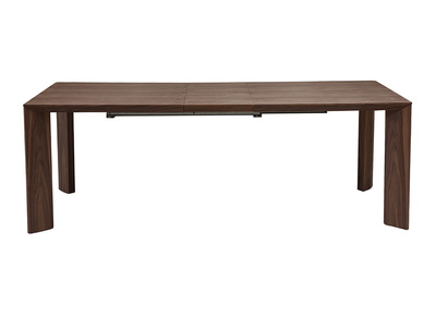 Mesa de comedor extensible dise&ntilde;o nogal LOUNA