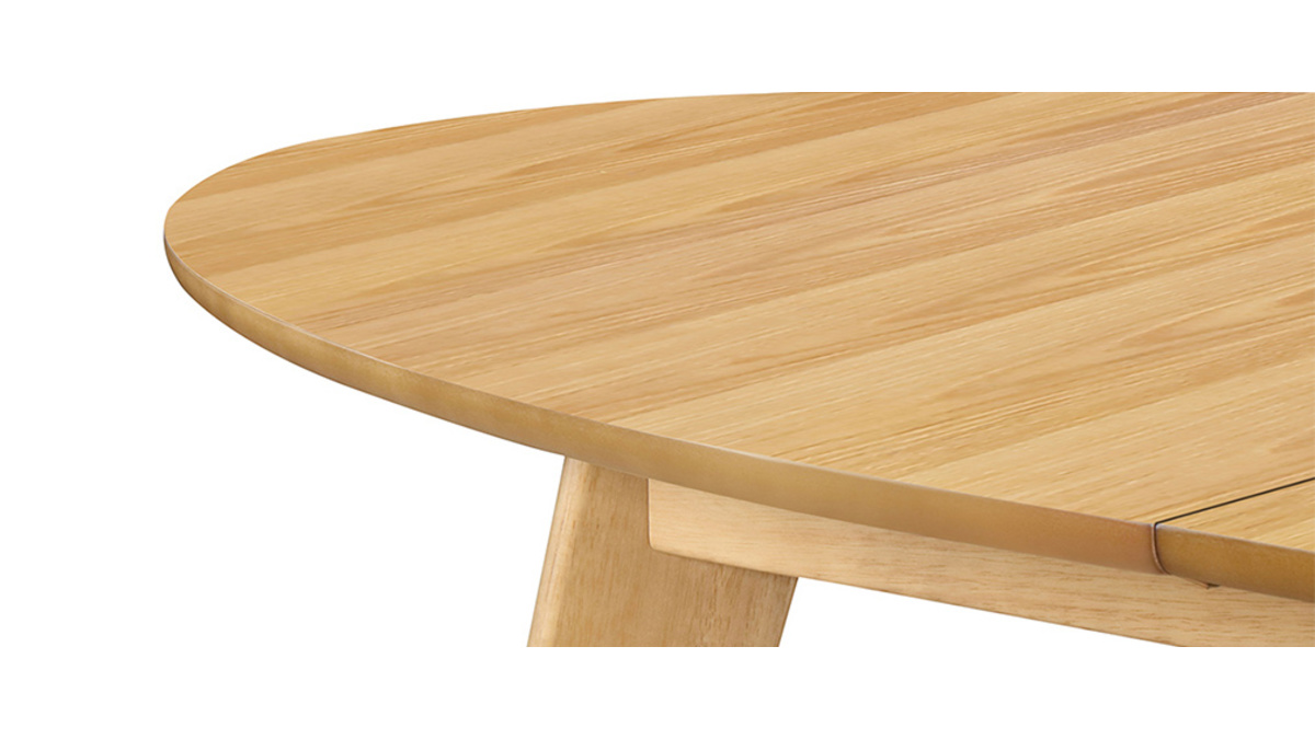 Mesa de comedor extensible diseo roble L150-200 MARIK