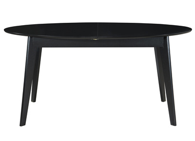 Mesa de comedor extensible negra L160-200 cm MARIK