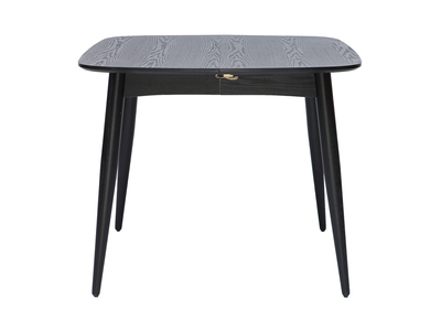 Mesa de comedor extensible negra L90-130 cm NORDECO