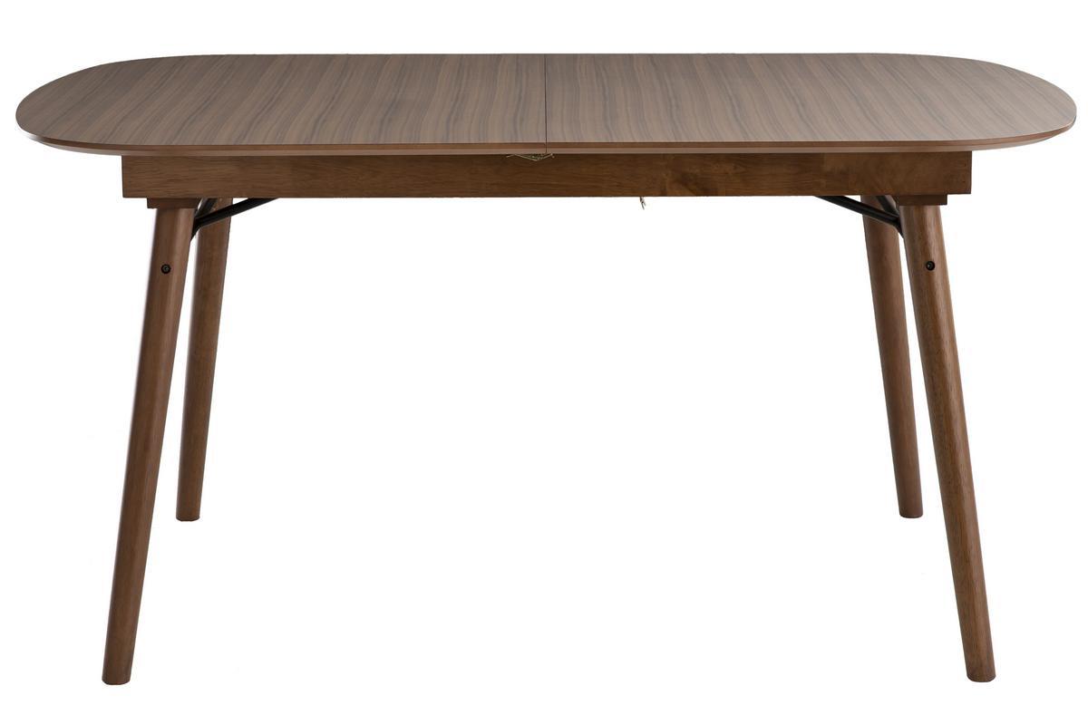 Mesa de comedor extensible nogal L150-180 cm SHELDON