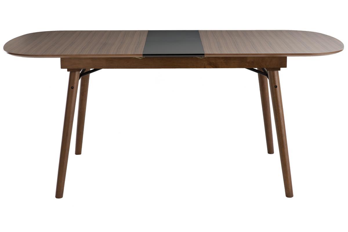 Mesa de comedor extensible nogal L150-180 cm SHELDON