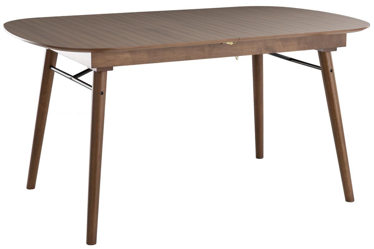 Mesa de comedor extensible nogal L150-180 cm SHELDON