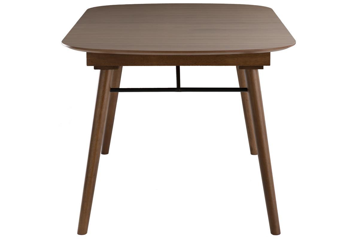 Mesa de comedor extensible nogal L150-180 cm SHELDON