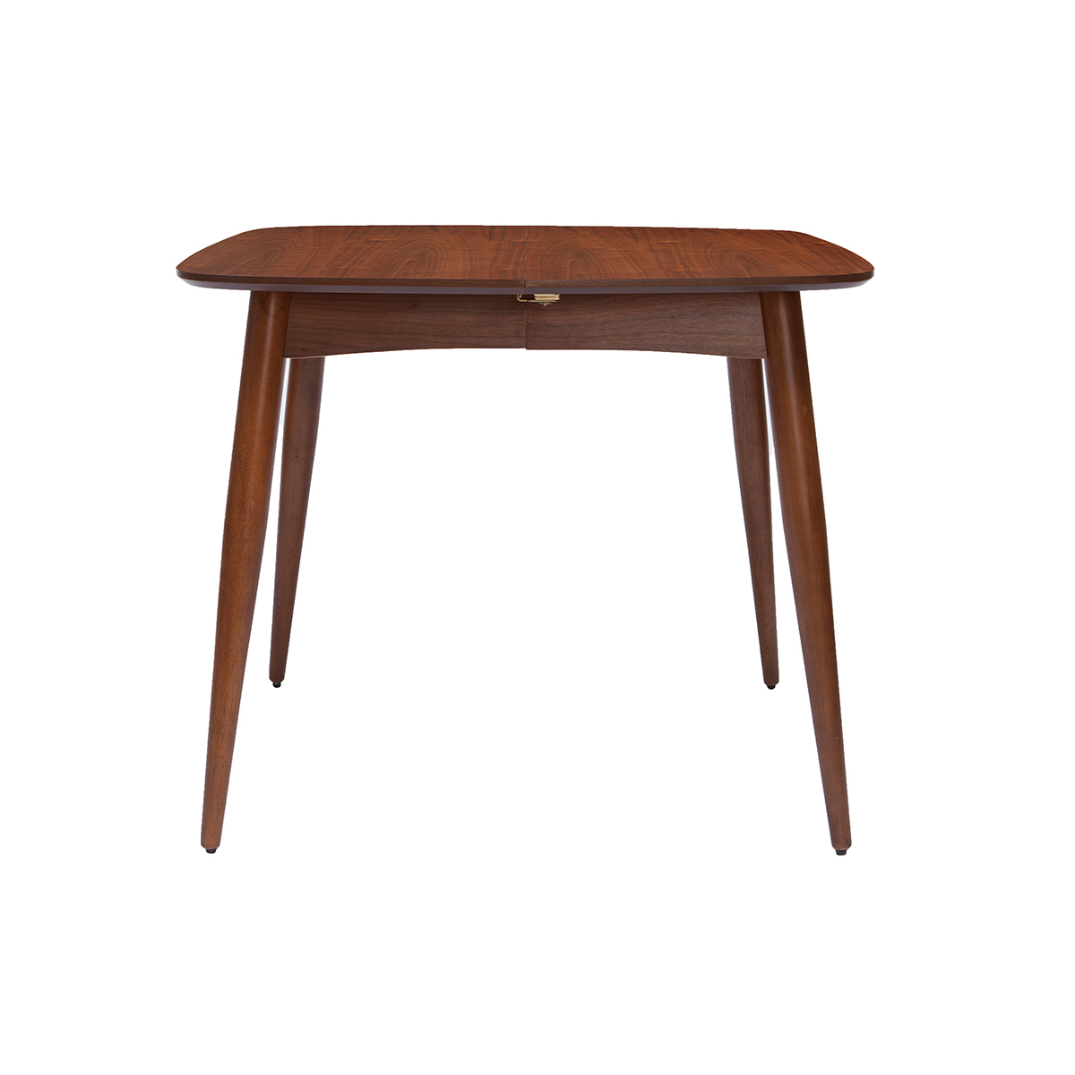 Mesa de comedor extensible nogal L90-130 cm NORDECO